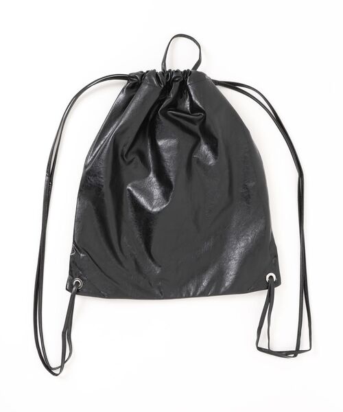 Jouet（ジョエット）の「【 JOUET / ジョエット 】 合皮 ナップサック（バックパック/リュック・レディース・ブラック・FREE）」の2枚目の写真