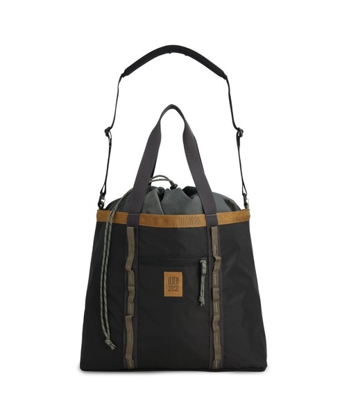 TOPO DESIGNS(トポデザインズ)の「men's FUDGE 掲載モデル【TOPO DESIGNS】MOUNTAIN UTILITY TOTE(トートバッグ・レディース・グレー系/ブルー/ブラック/ブラック系・ONE SIZE)」の2枚目の写真