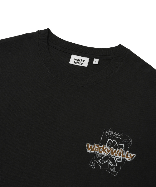 Wacky WiLLy(ワッキーウィリー)の「キキアイランドグラフィック半袖Tシャツブラック(Tシャツ/カットソー・レディース・その他・SMALL/MEDIUM/LARGE/X-LARGE)」の4枚目の写真