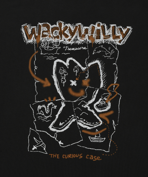 Wacky WiLLy(ワッキーウィリー)の「キキアイランドグラフィック半袖Tシャツブラック(Tシャツ/カットソー・レディース・その他・SMALL/MEDIUM/LARGE/X-LARGE)」の8枚目の写真