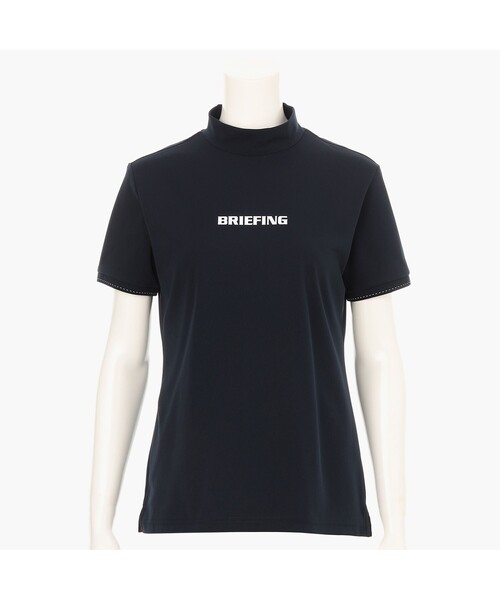 BRIEFING（ブリーフィング）の「【BRIEFING GOLF／ブリーフィングゴルフ】WS TOUR HIGHNECK（Tシャツ/カットソー・レディース・ホワイト/ネイビー/ブラック・S/M）」の3枚目の写真