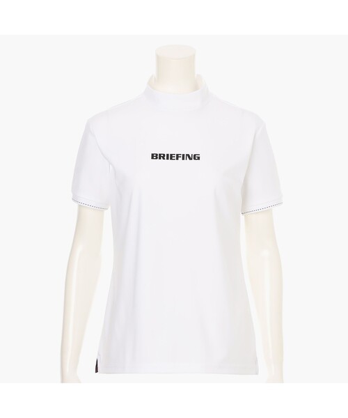 BRIEFING（ブリーフィング）の「【BRIEFING GOLF／ブリーフィングゴルフ】WS TOUR HIGHNECK（Tシャツ/カットソー・レディース・ホワイト/ネイビー/ブラック・S/M）」の2枚目の写真
