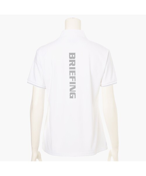 BRIEFING（ブリーフィング）の「【BRIEFING GOLF／ブリーフィングゴルフ】WS TOUR HIGHNECK（Tシャツ/カットソー・レディース・ホワイト/ネイビー/ブラック・S/M）」の4枚目の写真