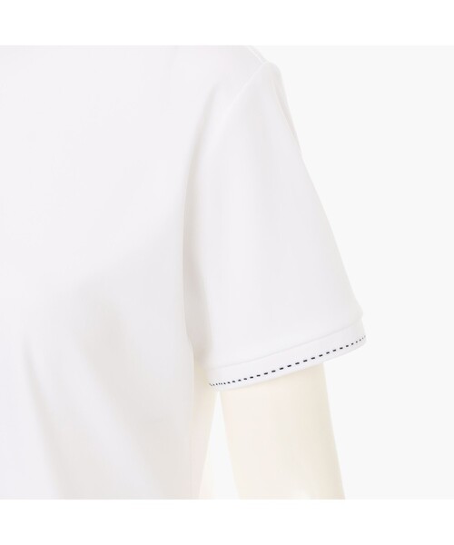 BRIEFING（ブリーフィング）の「【BRIEFING GOLF／ブリーフィングゴルフ】WS TOUR HIGHNECK（Tシャツ/カットソー・レディース・ホワイト/ネイビー/ブラック・S/M）」の8枚目の写真