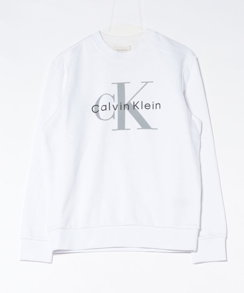 Calvin Klein（カルバン・クライン）の「Calvin Kleinトレーナー（スウェット・メンズ・ホワイト/グレー・X-LARGE/LARGE/MEDIUM/SMALL）」の2枚目の写真