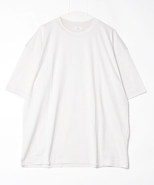 ATON（エイトン）の「ATON (エイトン) SUVIN 60/2 | OVERSIZED S/S T-SHIRT（Tシャツ/カットソー・メンズ・ホワイト/その他10/ブラック/その他18/その他3・2/6/4）」の4枚目の写真