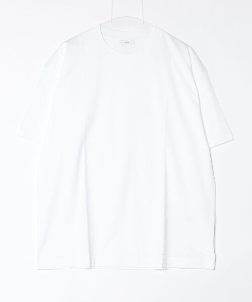 ATON（エイトン）の「ATON (エイトン) SUVIN 60/2 | OVERSIZED S/S T-SHIRT（Tシャツ/カットソー・メンズ・ホワイト/その他10/ブラック/その他18/その他3・2/6/4）」の2枚目の写真