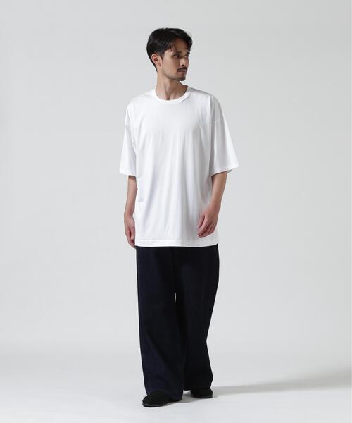 ATON(エイトン)の「ATON (エイトン) SUVIN 60/2 | OVERSIZED S/S T-SHIRT(Tシャツ/カットソー・メンズ・ホワイト/その他10/ブラック/その他18/その他3・2/6/4)」の9枚目の写真