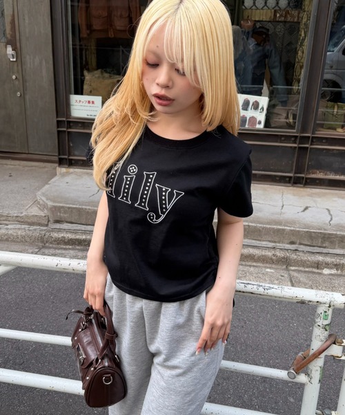 continuer de NICE CLAUP(コンティニューデナイスクラップ)の「さりげない甘さをプラス、アソートドロストチビT(Tシャツ/カットソー・レディース・その他5/その他3/その他2/その他1/その他7/その他4/その他6/その他8・FREE)」の7枚目の写真