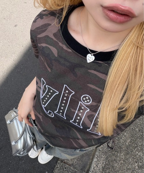 continuer de NICE CLAUP(コンティニューデナイスクラップ)の「さりげない甘さをプラス、アソートドロストチビT(Tシャツ/カットソー・レディース・その他5/その他3/その他2/その他1/その他7/その他4/その他6/その他8・FREE)」の8枚目の写真