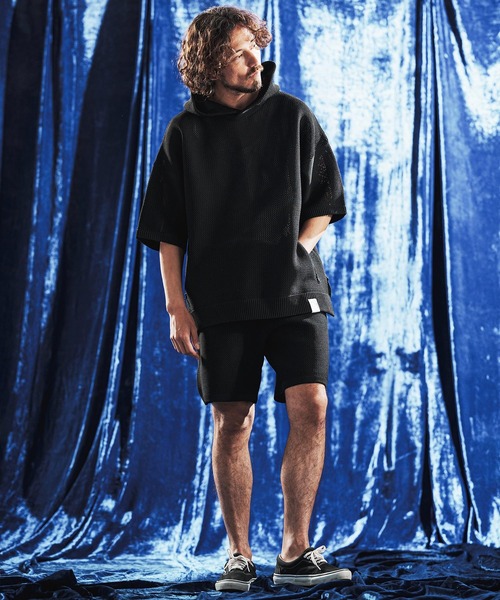 ANGENEHM(アンゲネーム)の「mp14887- Sheer Mesh Airy Knit Shorts ショートパンツ(AG06-004scg)(その他パンツ・メンズ・ミックスグレー/ブラック/ターコイズブルー/キナリ・L/M/S)」の20枚目の写真