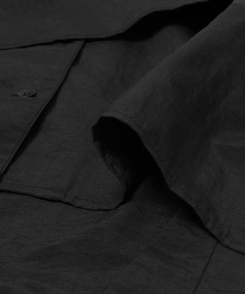 KBF（ケイビーエフ）の「ラッフルBIGカラーブラウス（シャツ/ブラウス・レディース・ブラック/オフホワイト・ONE）」の21枚目の写真