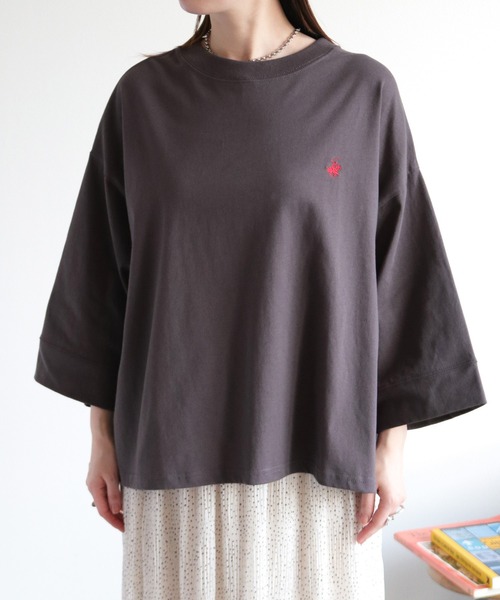 BEVERLY HILLS POLO CLUB(ビバリーヒルズポロクラブ)の「【BEVERLY HILLS POLO CLUB】ドロップワイドショートスリーブTee(Tシャツ/カットソー・レディース・ホワイト/オレンジ/ブラック/ブラウン・M)」の18枚目の写真
