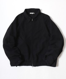 SUGGESTION（サジェッション）の「2026SS オーバーサイズ TRファブリック スイングトップ ジップジャケット/ライトブルゾン（ブルゾン）」