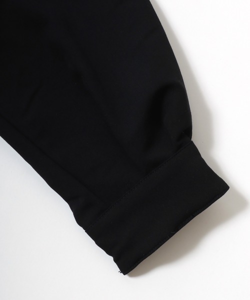 SUGGESTION(サジェッション)の「2026SS オーバーサイズ TRファブリック スイングトップ ジップジャケット/ライトブルゾン(ブルゾン・メンズ・ブラウン/ブラック・M/L)」の14枚目の写真