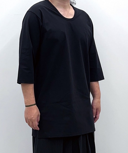 和ROBE(ワローブ)の「2026春 和ROBE / JIJI TEE(Tシャツ/カットソー・メンズ・グレー/ブラック・2/3)」の5枚目の写真