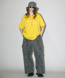【my beautiful landlet】 SUPIMA COTTON EMBROIDERY LOGO T-SHIRT