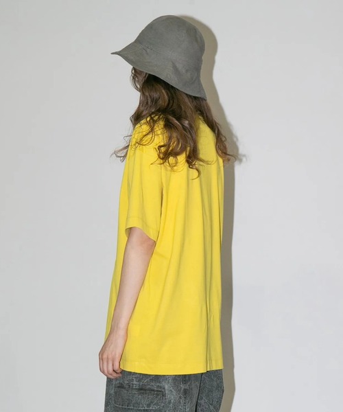 my beautiful landlet(マイビューティフルランドレット)の「【my beautiful landlet】 SUPIMA COTTON EMBROIDERY LOGO T-SHIRT(Tシャツ/カットソー・メンズ・オフホワイト/ブラック/チャコールグレー/イエロー・1/0)」の11枚目の写真