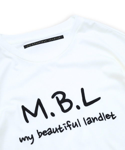 my beautiful landlet(マイビューティフルランドレット)の「【my beautiful landlet】 SUPIMA COTTON EMBROIDERY LOGO T-SHIRT(Tシャツ/カットソー・メンズ・オフホワイト/ブラック/チャコールグレー/イエロー・1/0)」の17枚目の写真