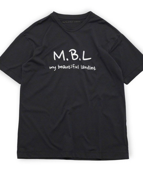 my beautiful landlet(マイビューティフルランドレット)の「【my beautiful landlet】 SUPIMA COTTON EMBROIDERY LOGO T-SHIRT(Tシャツ/カットソー・メンズ・オフホワイト/ブラック/チャコールグレー/イエロー・1/0)」の20枚目の写真