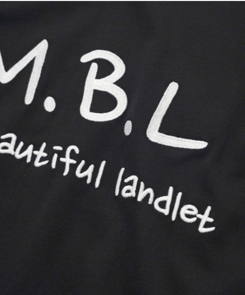 my beautiful landlet(マイビューティフルランドレット)の「【my beautiful landlet】 SUPIMA COTTON EMBROIDERY LOGO T-SHIRT(Tシャツ/カットソー・メンズ・オフホワイト/ブラック/チャコールグレー/イエロー・1/0)」の21枚目の写真