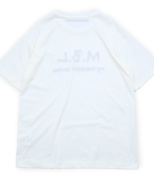 my beautiful landlet(マイビューティフルランドレット)の「【my beautiful landlet】 SUPIMA COTTON EMBROIDERY LOGO T-SHIRT(Tシャツ/カットソー・メンズ・オフホワイト/ブラック/チャコールグレー/イエロー・1/0)」の19枚目の写真