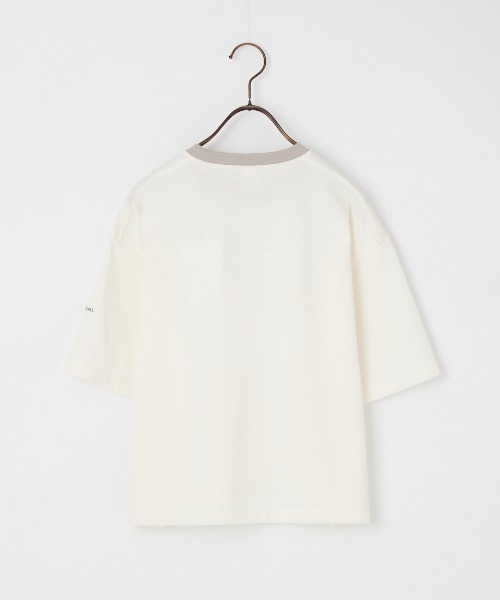 ORCIVAL（オーシバル）の「【WEB限定】[ORCIVAL/オーシバル] ワイド クルーネック Tシャツ（Tシャツ/カットソー・レディース・ホワイト/ブラック/ライトベージュ・2）」の9枚目の写真