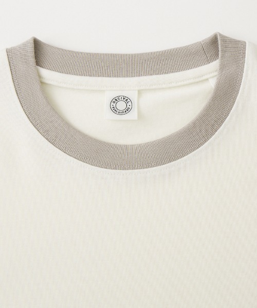 ORCIVAL（オーシバル）の「【WEB限定】[ORCIVAL/オーシバル] ワイド クルーネック Tシャツ（Tシャツ/カットソー・レディース・ホワイト/ブラック/ライトベージュ・2）」の8枚目の写真