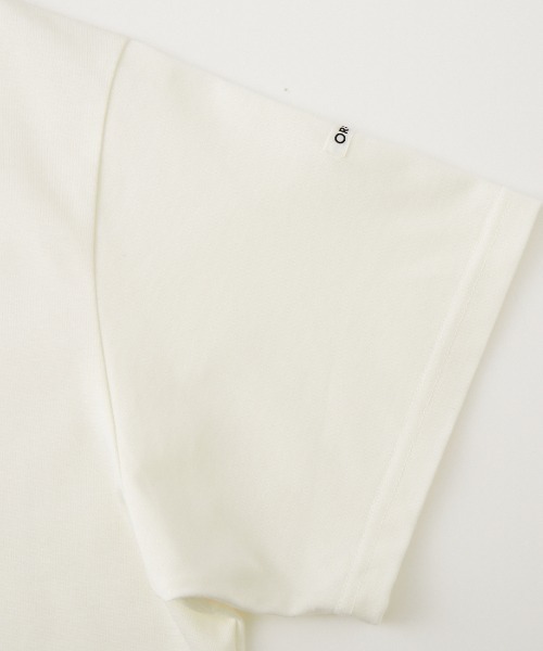ORCIVAL（オーシバル）の「【WEB限定】[ORCIVAL/オーシバル] ワイド クルーネック Tシャツ（Tシャツ/カットソー・レディース・ホワイト/ブラック/ライトベージュ・2）」の7枚目の写真