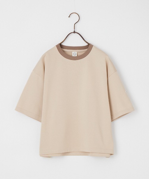ORCIVAL（オーシバル）の「【WEB限定】[ORCIVAL/オーシバル] ワイド クルーネック Tシャツ（Tシャツ/カットソー・レディース・ホワイト/ブラック/ライトベージュ・2）」の11枚目の写真