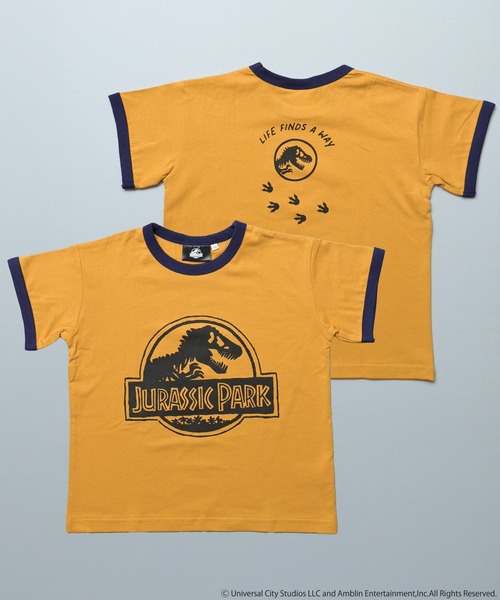 MARKEY'S(マーキーズ)の「【JURASSIC PARK】別注プリントTシャツ(Tシャツ/カットソー・キッズ・マスタード/チャコール・100/150/140/110/90/80/130/120)」の9枚目の写真