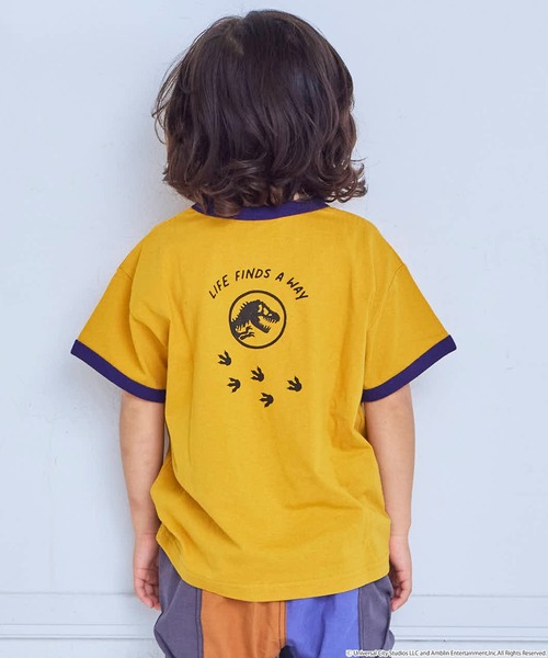 MARKEY'S(マーキーズ)の「【JURASSIC PARK】別注プリントTシャツ(Tシャツ/カットソー・キッズ・マスタード/チャコール・100/150/140/110/90/80/130/120)」の10枚目の写真