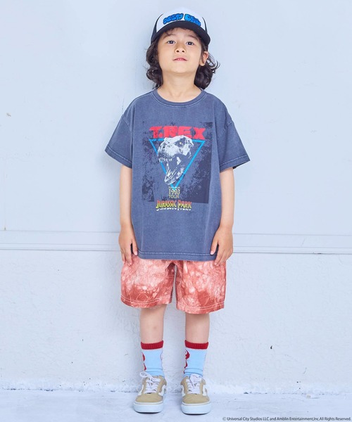 MARKEY'S(マーキーズ)の「【JURASSIC PARK】別注プリントTシャツ(Tシャツ/カットソー・キッズ・マスタード/チャコール・100/150/140/110/90/80/130/120)」の6枚目の写真