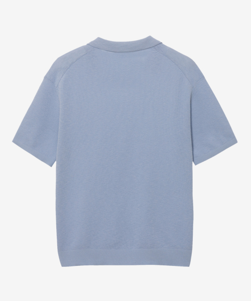 MINDBRIDGE(マインドブリッジ)の「リネンライクカラー半袖ニット - 4カラー(Tシャツ/カットソー・メンズ・スカイブルー/ネイビー/カーキ/アイボリー・100/110/95/105)」の8枚目の写真