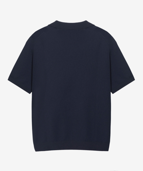 MINDBRIDGE(マインドブリッジ)の「リネンライクカラー半袖ニット - 4カラー(Tシャツ/カットソー・メンズ・スカイブルー/ネイビー/カーキ/アイボリー・100/110/95/105)」の6枚目の写真