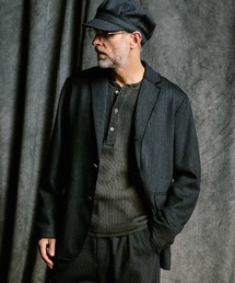 wjk | mj11526- venetian stripe single jacket テーラードシングルジャケット(2093 wo09j)(テーラードジャケット)