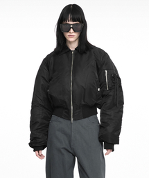 NACHE（ナチェ）の「CROPPED BOMBER JACKET (UNISEX) BLACK（その他アウター）」