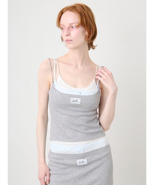 3 Layers Camisole/3レイヤーキャミソール セットアップ対応可能【MADE IN JAPAN 】3 Layers Camisole/3レイヤー