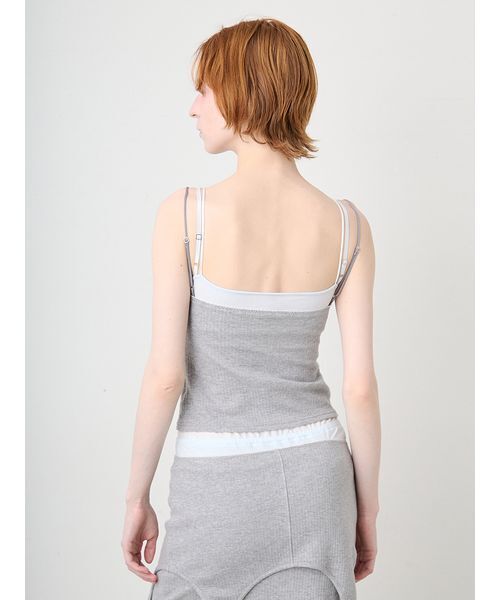 SORIN（ソリン　）の「セットアップ対応可能【MADE IN JAPAN 】3 Layers Camisole/3レイヤーキャミソール（キャミソール・レディース・グレー/オフホワイト・38/36）」の21枚目の写真
