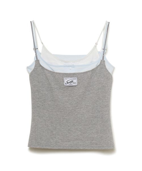 SORIN（ソリン　）の「セットアップ対応可能【MADE IN JAPAN 】3 Layers Camisole/3レイヤーキャミソール（キャミソール・レディース・グレー/オフホワイト・38/36）」の3枚目の写真
