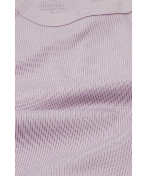 Intimissimi(インティミッシミ)の「Superiorコットン リブ クロップドトップ(タンクトップ・レディース・チェリーピンク/ライトブルー/ライラック/カーキ/ブラック/ホワイト/ダークベージュ・L/M/S)」の9枚目の写真