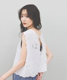 GLOBAL WORK | meets India/刺繍レースベスト/601191(ベスト)