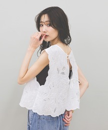 GLOBAL WORK（グローバルワーク）の「meets India/刺繍レースベスト/601191（ベスト）」