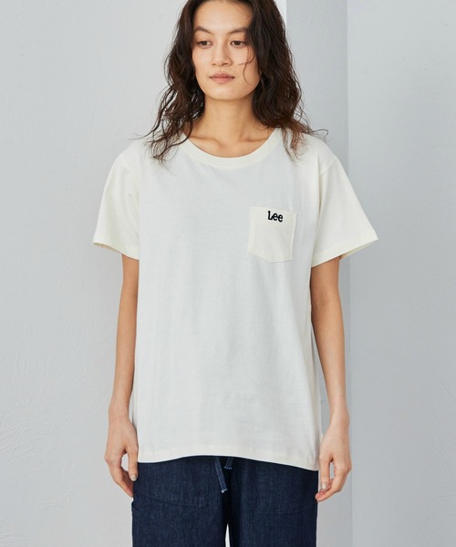 Lee(リー)の「Lee/リー LeeポケットロゴTシャツ(Tシャツ/カットソー・レディース・その他/ブラック/ホワイト・SMALL/MEDIUM)」の18枚目の写真