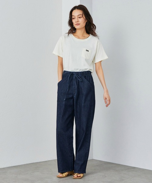 Lee(リー)の「Lee/リー LeeポケットロゴTシャツ(Tシャツ/カットソー・レディース・その他/ブラック/ホワイト・SMALL/MEDIUM)」の20枚目の写真