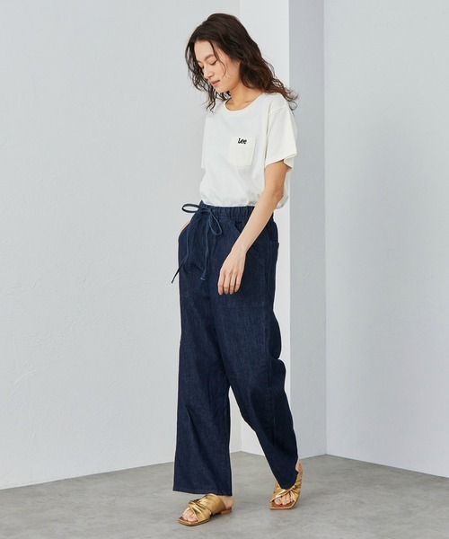 Lee(リー)の「Lee/リー LeeポケットロゴTシャツ(Tシャツ/カットソー・レディース・その他/ブラック/ホワイト・SMALL/MEDIUM)」の21枚目の写真