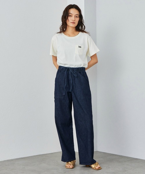 Lee(リー)の「Lee/リー LeeポケットロゴTシャツ(Tシャツ/カットソー・レディース・その他/ブラック/ホワイト・SMALL/MEDIUM)」の22枚目の写真