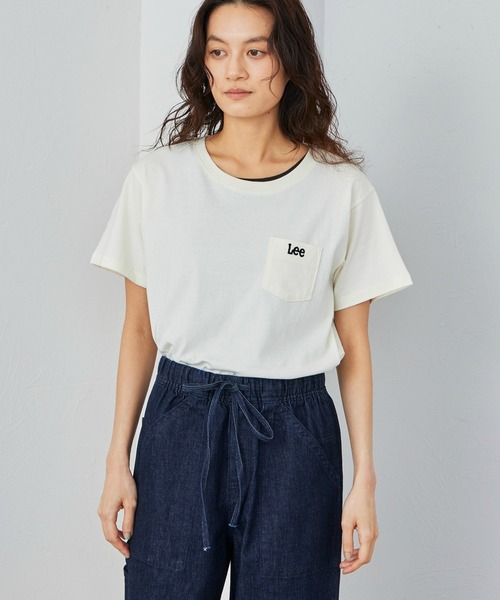 Lee(リー)の「Lee/リー LeeポケットロゴTシャツ(Tシャツ/カットソー・レディース・その他/ブラック/ホワイト・SMALL/MEDIUM)」の14枚目の写真
