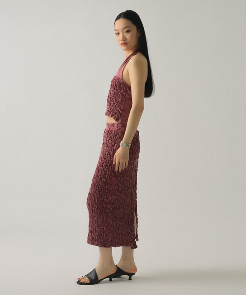 Ray BEAMS（レイビームス）の「カット シャーリング スカート（スカート・レディース・ブラック/レッド系その他2・ONE SIZE）」の8枚目の写真