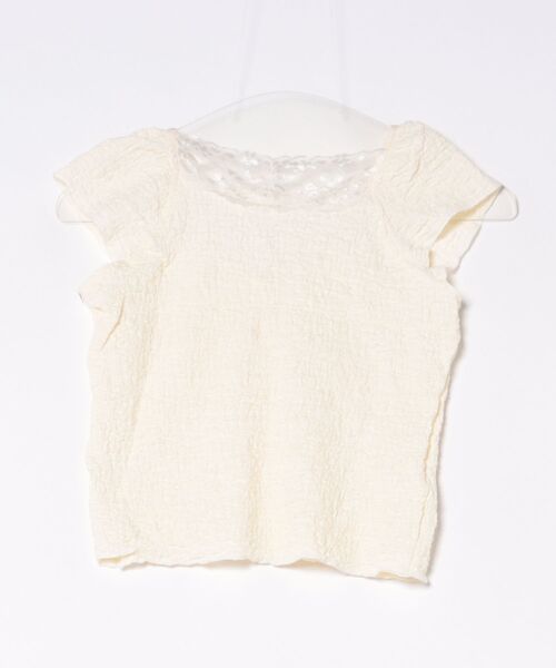 M DOLLY（エムドリー）の「Lace amelie ribbon shirring tops/レースアメリリボンシャーリングトップス（Tシャツ/カットソー・レディース・ブラウン/アイボリー・M/S）」の20枚目の写真